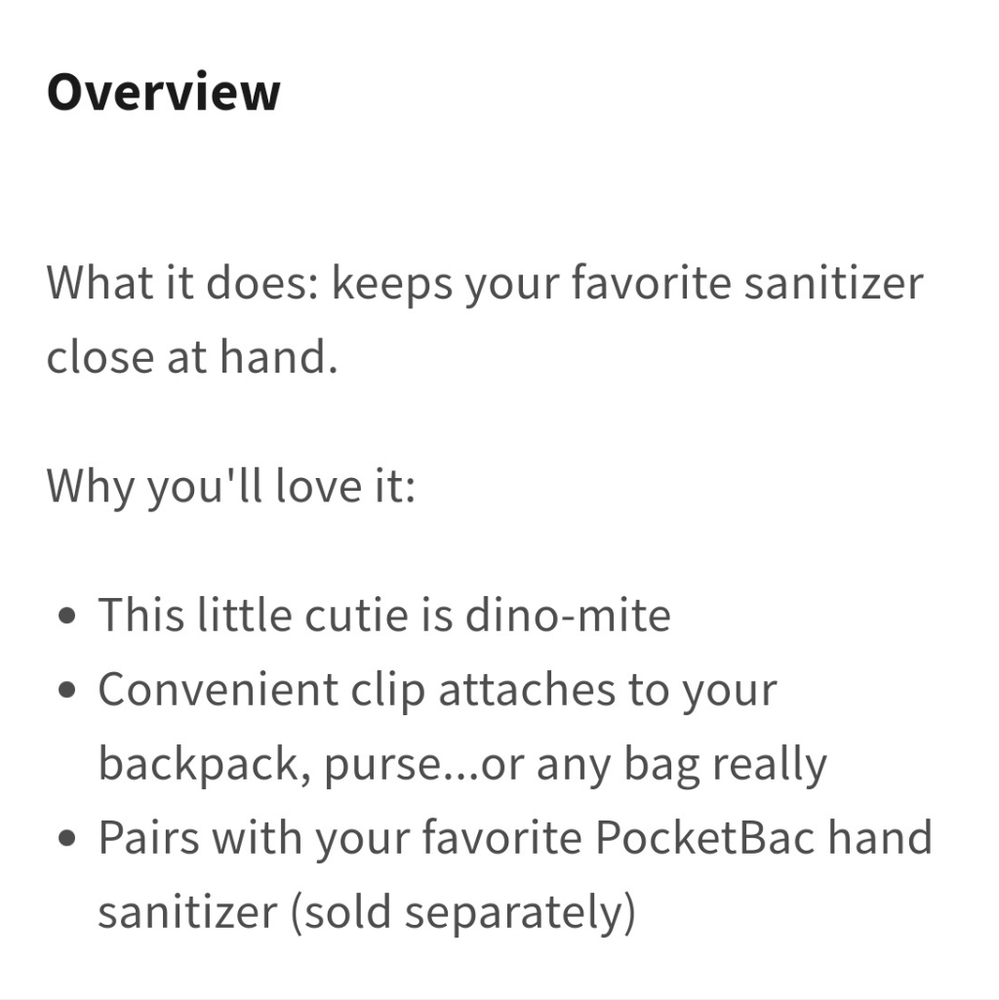 🦖🎈🤲NWT‼️Bath & Body Works Dino Balloon Animal Pocketbac Holder w/ Sanitizers - Picture 6 of 12